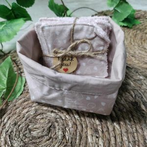 Lingette démaquillante Classique + Panière