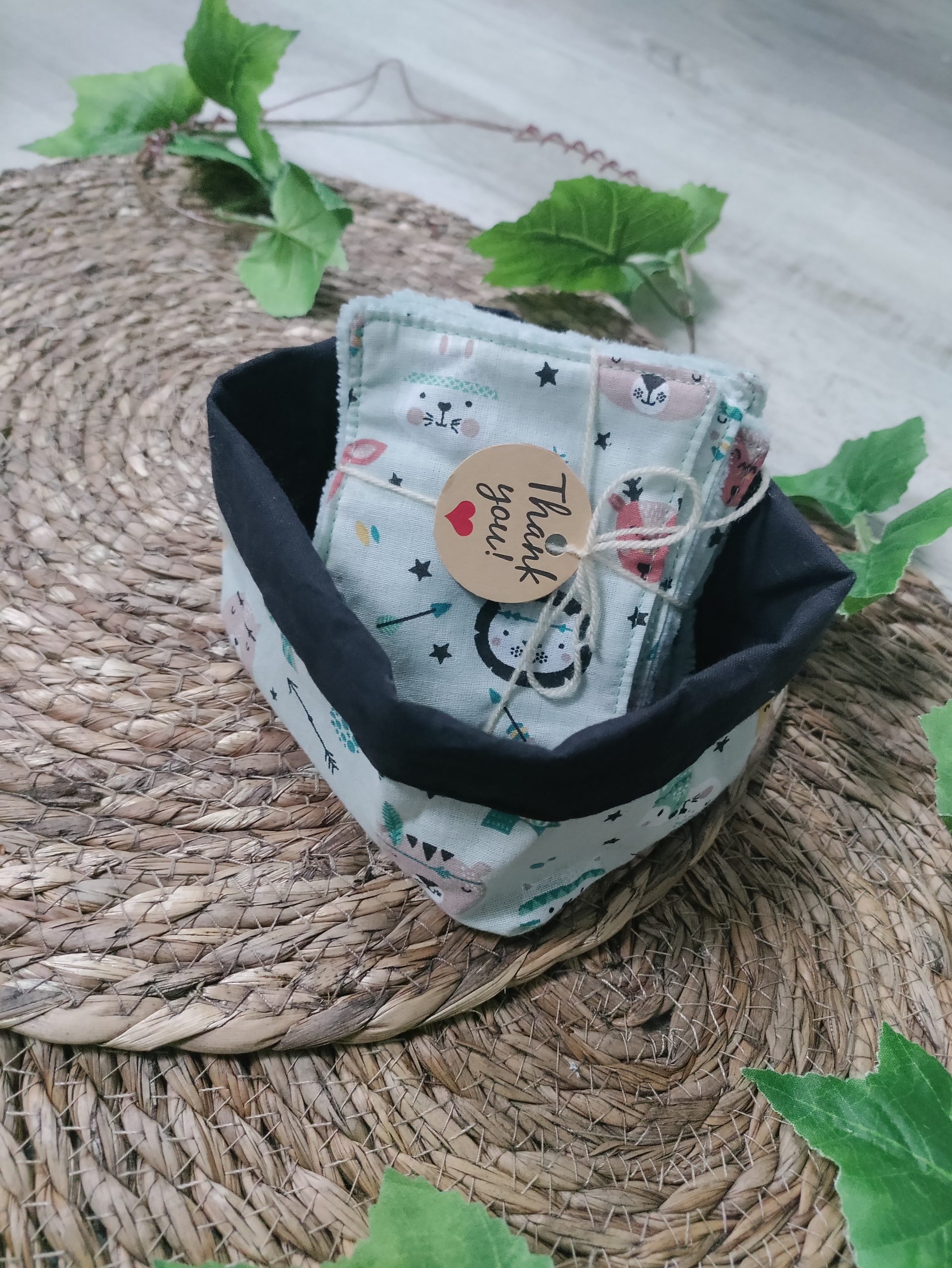 Lingettes démaquillantes Bambou + Panière – Image 9