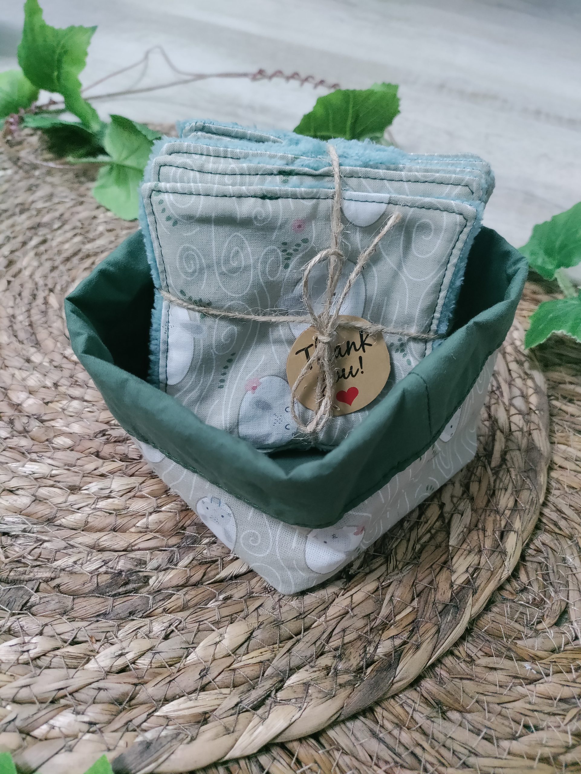Lingettes démaquillantes Bambou + Panière – Image 11