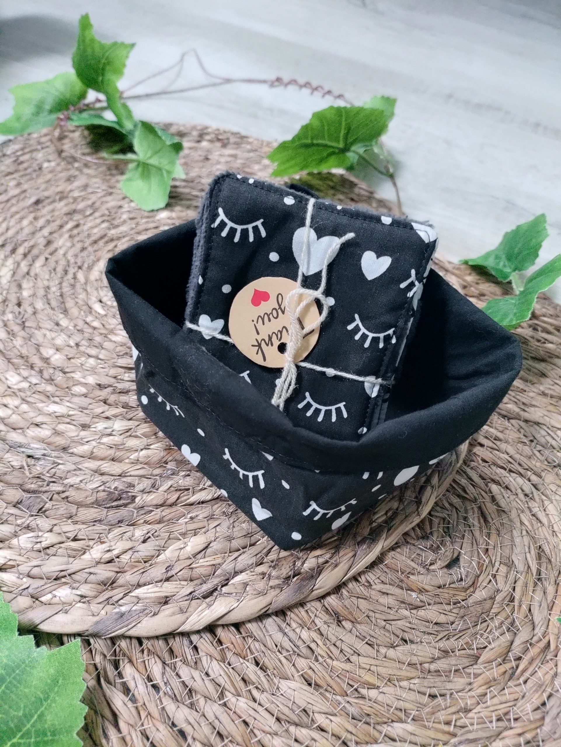 Lingettes démaquillantes Bambou + Panière – Image 3