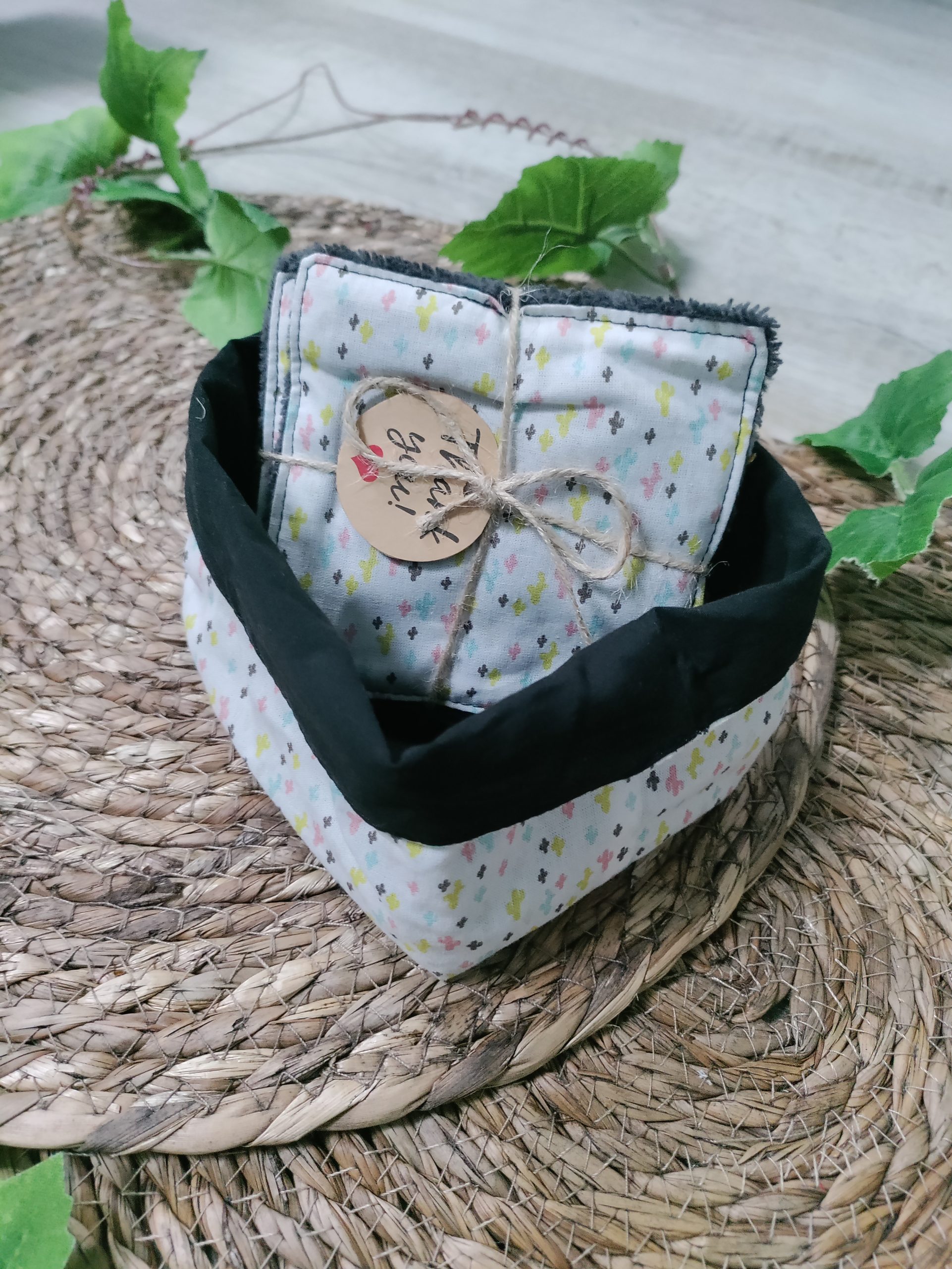 Lingettes démaquillantes Bambou + Panière – Image 6