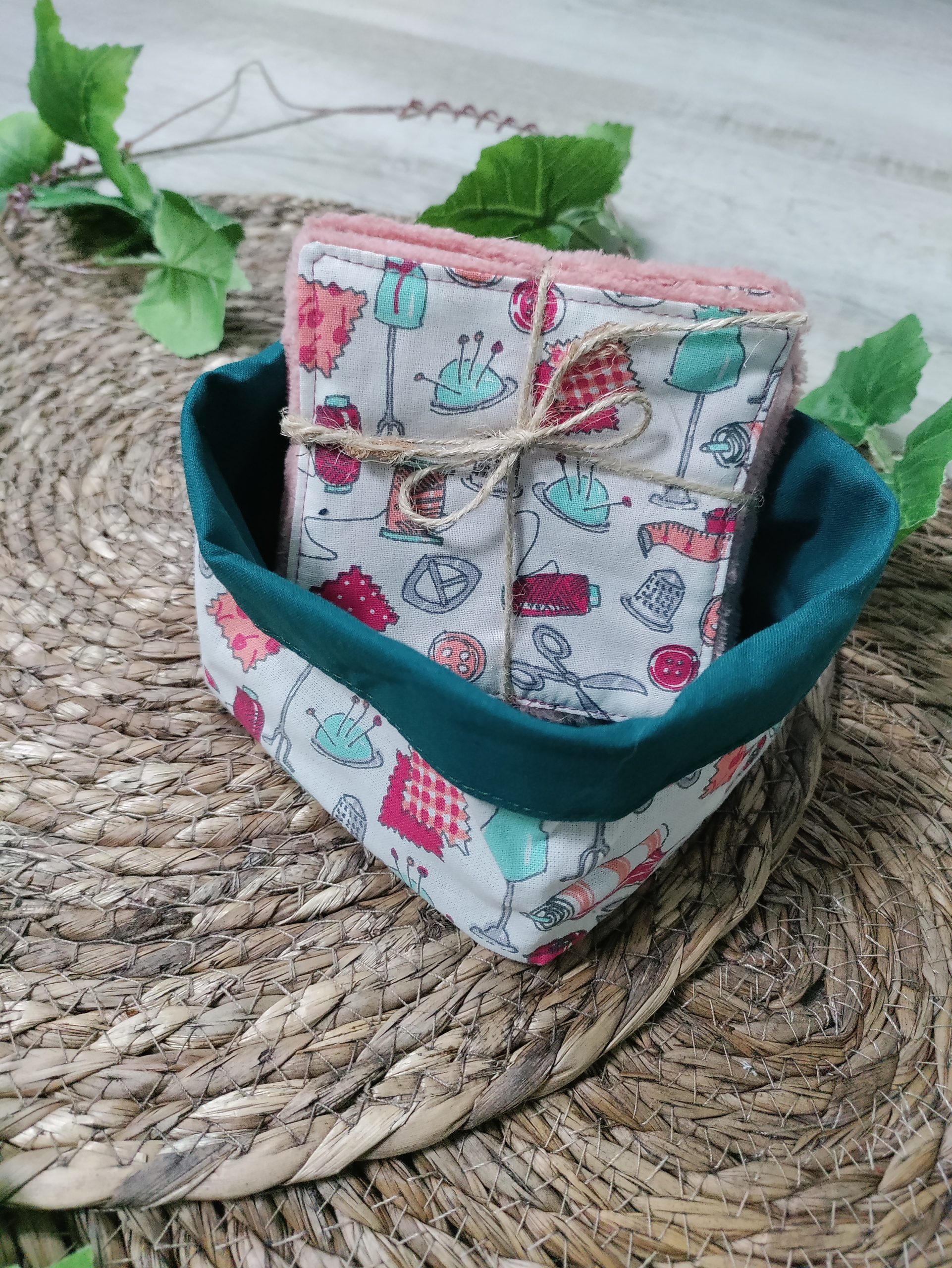Lingettes démaquillantes Bambou + Panière – Image 5