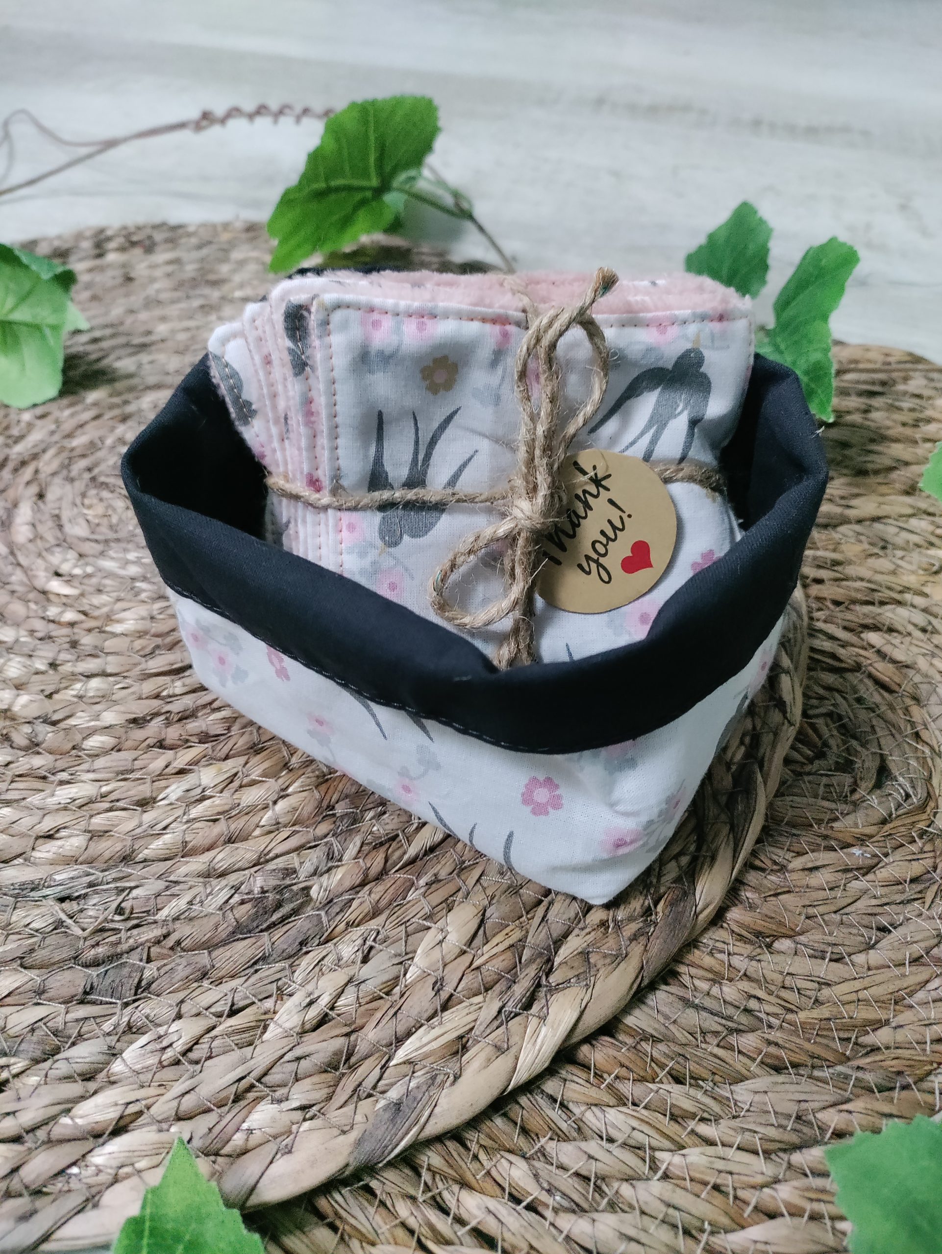 Lingettes démaquillantes Bambou + Panière – Image 2