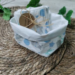 Lingette démaquillante Bambou + Panière